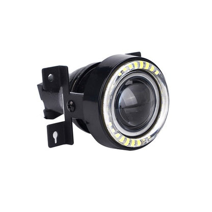 Pair Projector Angel Eyes White LED Halo Fog Light DRL For 2016-2019 Honda Civic