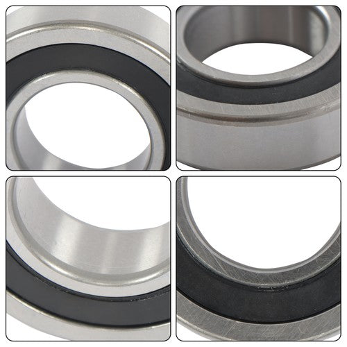 Solid Spare 4Pcs 62/32-2RS Bearings 32×65×17mm Double Rubber Seals Deep Groove Ball Bearing