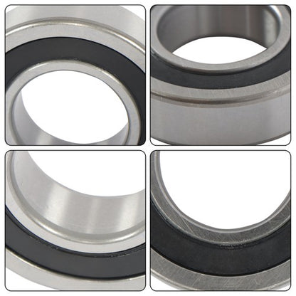 Solid Spare 4Pcs 62/32-2RS Bearings 32×65×17mm Double Rubber Seals Deep Groove Ball Bearing