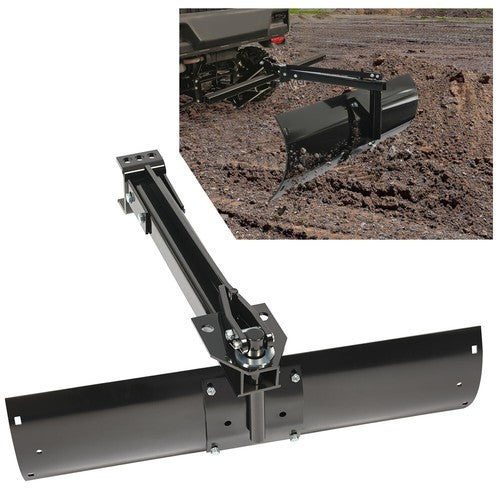 Solid Spare Universal Sleeve Hitch Tow Behind Rear Scrape Blade W/ hardware For UTV/ATV