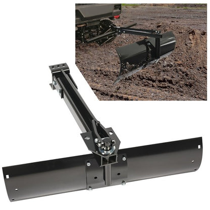 Solid Spare Universal Sleeve Hitch Tow Behind Rear Scrape Blade W/ hardware For UTV/ATV