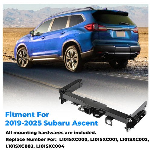 Solid Spare Class 3 Trailer Tow Hitch Towing Receiver For Subaru Ascent All Styles 2019-2025