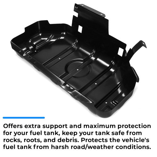 Solid Spare Fuel Tank Skid Plate For 97-06 Jeep Wrangler TJ & Unlimited with 15 or 19 Gallon