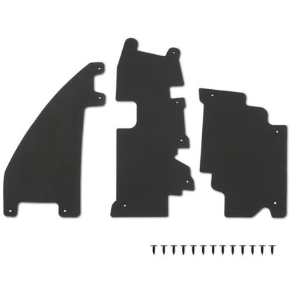 Solid Spare Fit For 09-14 Ford F-150 & Raptor Radiator Grille Air Deflector Set w/ Fasteners