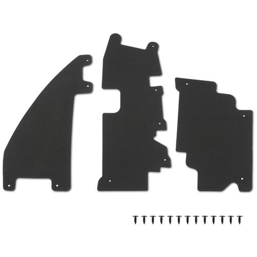 Solid Spare Fit For 09-14 Ford F-150 & Raptor Radiator Grille Air Deflector Set w/ Fasteners
