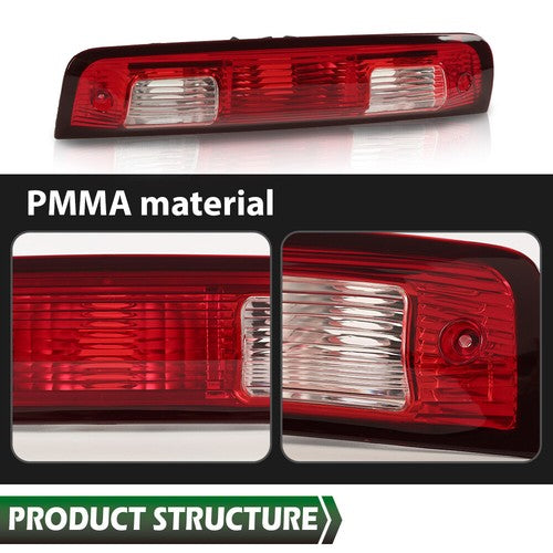 Solid Spare New Fit For 2011-2018 Ram 1500 2500 3500 High Mount Third Brake Light Cargo Lamp