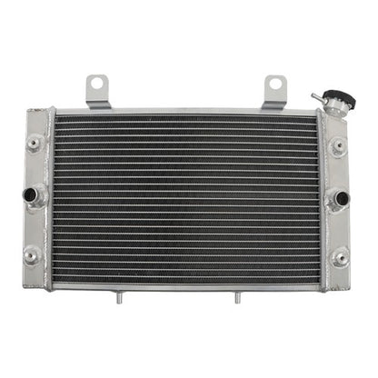Solid Spare Aluminum Radiator For 2008-2013 09 10 11 Yamaha Rhino 700 YXR700F 1 Row with Cap