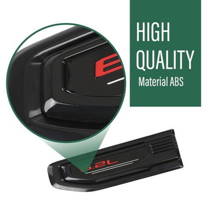 Solid Spare New Fender Vent Black Emblem Fit For 2019-2025 GMC Sierra 1500 Left+Right
