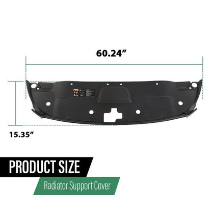 Solid Spare Fit For 15-20 GMC Yukon Upper Radiator Support Cover Sight Shield Panel 84163661