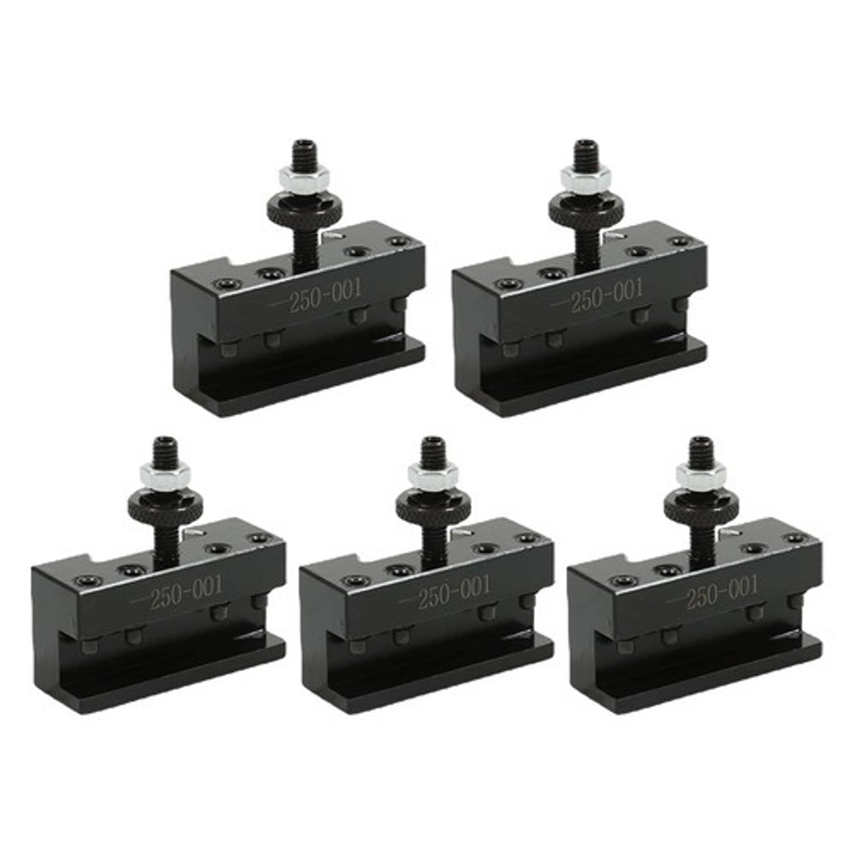 Solid Spare New 5PCS #1 Quick Change Turning & Facing Lathe Tool Post Holder OXA 250-001