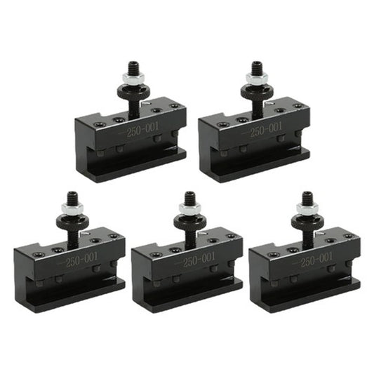 Solid Spare New 5PCS #1 Quick Change Turning & Facing Lathe Tool Post Holder OXA 250-001