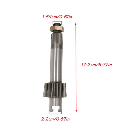 Solid Spare H668041150 Sector Shaft For Kubota Tractor B5100 B6100 B7100 B5200 B6200 B7200