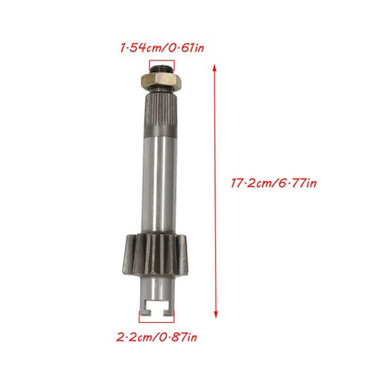 Solid Spare H668041150 Sector Shaft For Kubota Tractor B5100 B6100 B7100 B5200 B6200 B7200