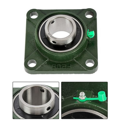 Solid Spare (6) UCF209-28 Solid Base Pillow Block Flange Mounted Bearing 1-3/4" Bore 4 Bolt