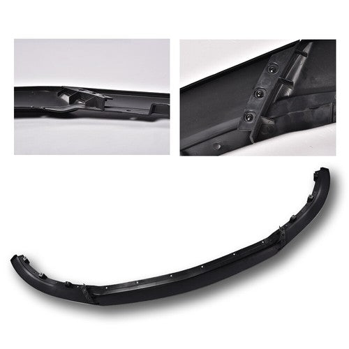 Solid Spare Fit For 13-2014 Ford Mustang R Style Carbon Fiber Look Front Bumper Lip Spoiler