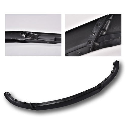 Solid Spare Fit For 13-2014 Ford Mustang R Style Carbon Fiber Look Front Bumper Lip Spoiler