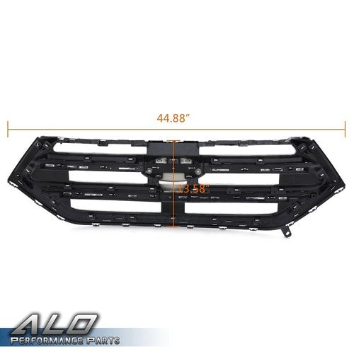Solid Spare FO1200560 Front Bumper Upper Grille Chrome Fit For 2015 2016 2017 2018 Ford Edge