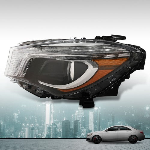 Solid Spare Xenon Headlight Left Driver Side Fit For 14-16 Mercedes-Benz CLA-Class CLA250