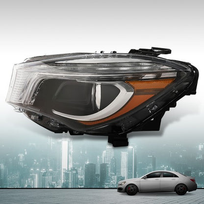 Solid Spare Xenon Headlight Left Driver Side Fit For 14-16 Mercedes-Benz CLA-Class CLA250