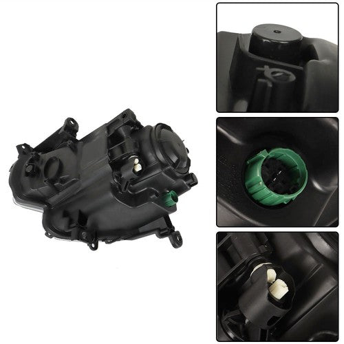 Solid Spare Fit For Jeep Cherokee 2014-2018 Headlight Projector Right/RH Halogen Replacement