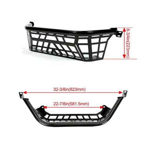 Solid Spare Bed Enclosure Tailgate Storage Luggage Rack For 2020-2024 Kawasaki Teryx 1000