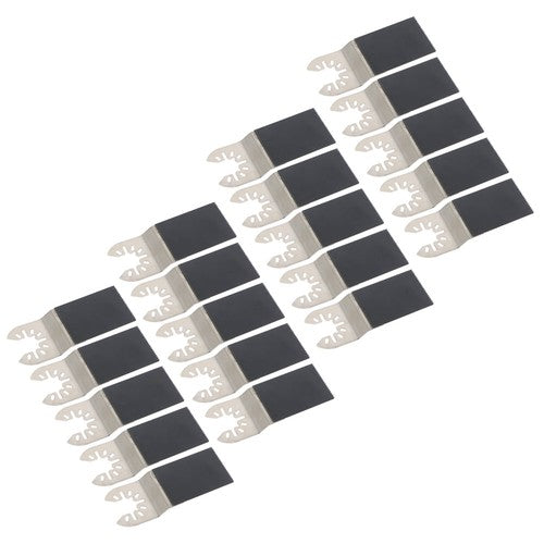 Solid Spare 20 Pcs 35-89mm Bi-Metal Oscillating Multi Tool Saw Blades Wood Metal Cut Cutter