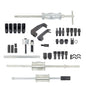 Solid Spare 40 Pieces Slide Hammer Puller Adapter Tool Kit Engine Fuel Injector Extractor