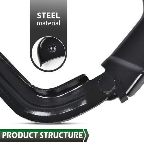 Solid Spare Fit For 2016-2022 Chevrolet Malibu Driver+Passenger Side Hood Hinge Set of 2