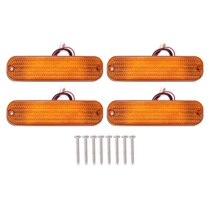 Solid Spare 4 LED Amber Flashing Cab Lights For John Deere 50 Series 4050 4250 4450 #AR60250