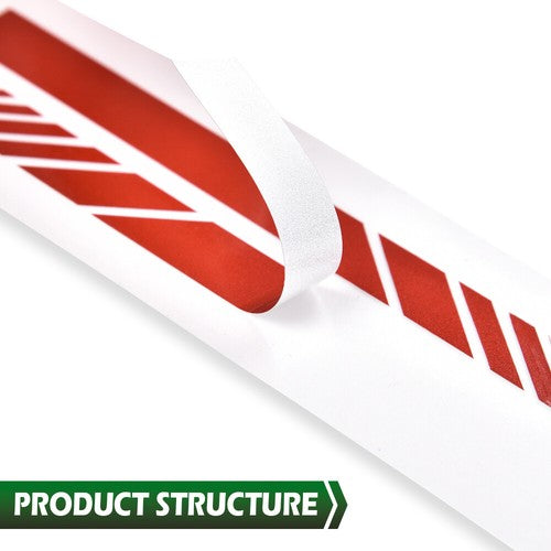 Solid Spare Fit For Car Accessories Rearview Mirror 5D Sticker Vinyl Stripe Decal L+R