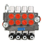 Solid Spare 4 Spool Hydraulic Directional Control Valve 11gpm Double Acting Cylinder New