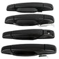 Solid Spare Front & Rear Set of 4 Door Handle Black For Chevy GMC Tahoe Yukon Sierra 2007-14