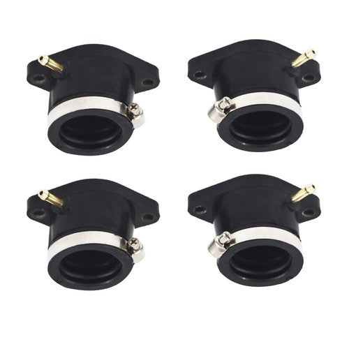 Solid Spare 4 Pcs Carburetor Intake Manifold Boot Joint Carb Holder For1982 83 Yamaha XJ650