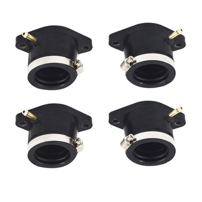 Solid Spare 4 Pcs Carburetor Intake Manifold Boot Joint Carb Holder For1982 83 Yamaha XJ650