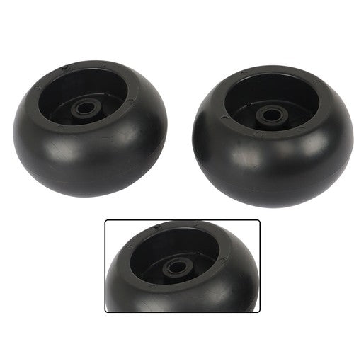 Solid Spare 2 Pack 5" Deck Wheels Fit For 34717 3471700 532133957 532107610 532174873 Wheel