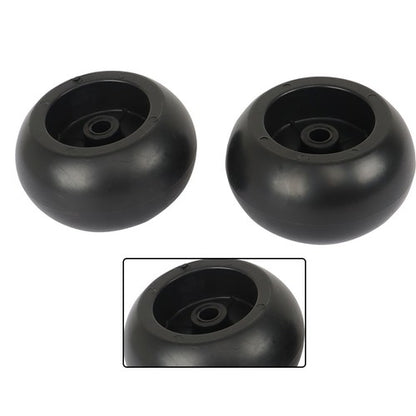 Solid Spare 2 Pack 5" Deck Wheels Fit For 34717 3471700 532133957 532107610 532174873 Wheel
