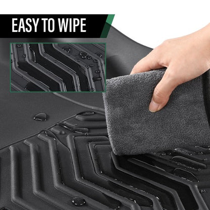 Solid Spare TPE Floor Mats Fit For 23-25 Honda Accord Hybrid All Weather Protection Liners