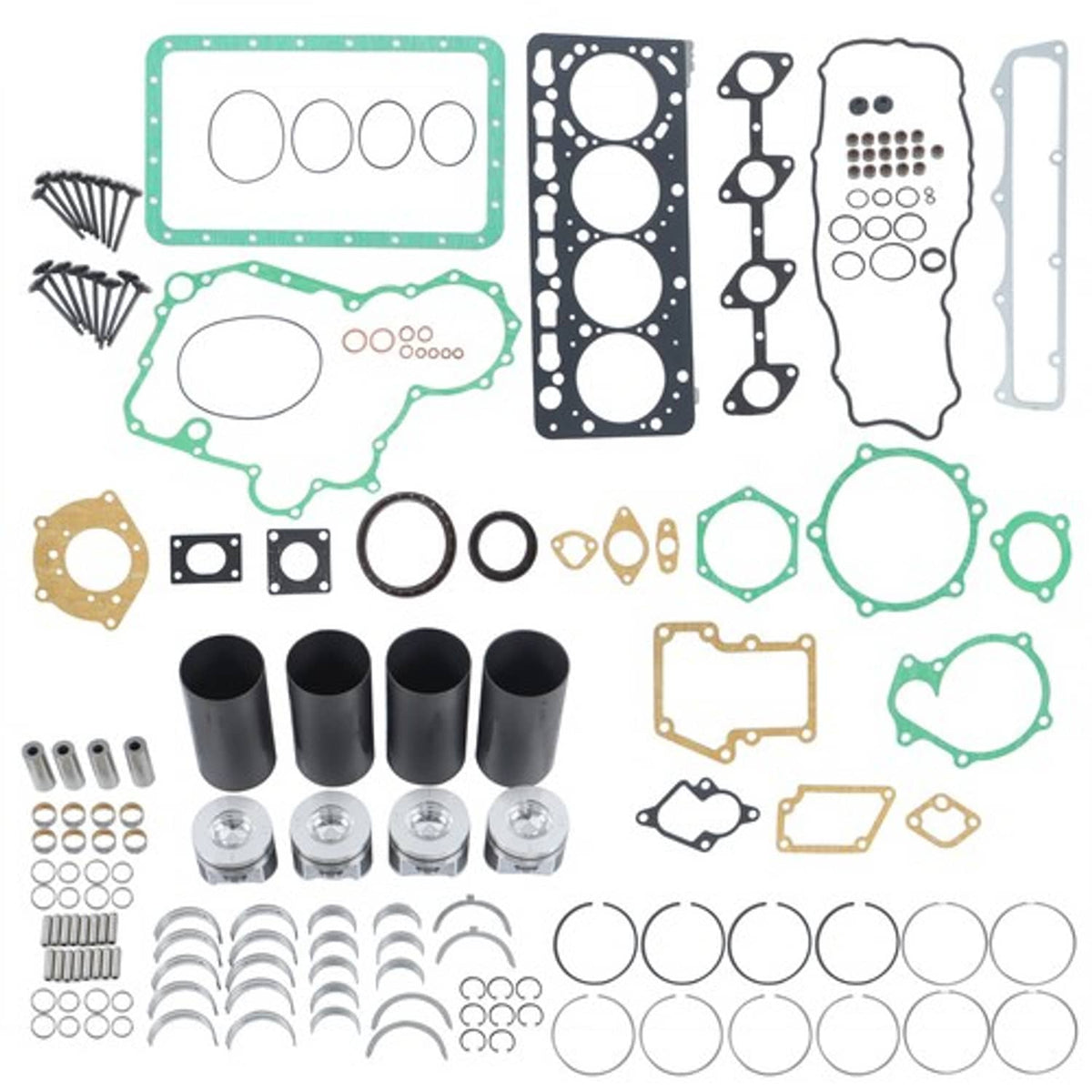 Solid Spare V3800 Overhaul Rebuild Kit For Kubota V3800DI-T V3800T Engine M105S