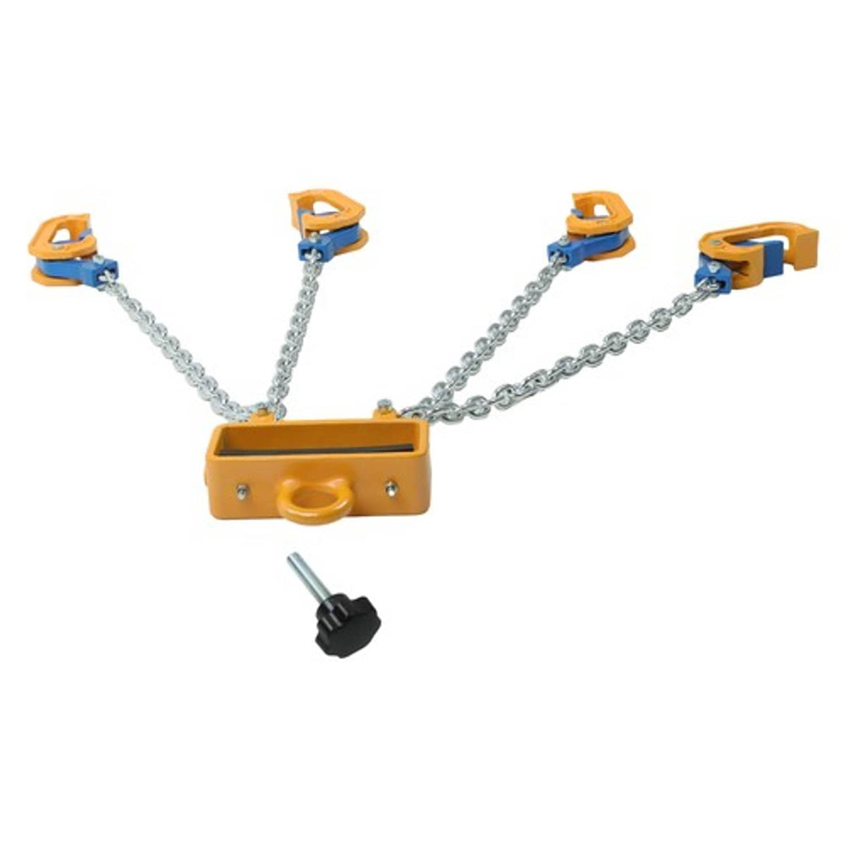 Solid Spare Chain Drum Lifter 4400 lbs Loading Capacity for 55 Gallon Drums Forklift Hoist