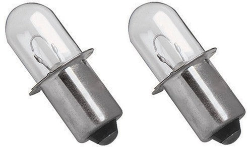 Solid Spare (2) 18 Volt Xenon Bulb Replacements for Porter Cable PC180L Flashlight