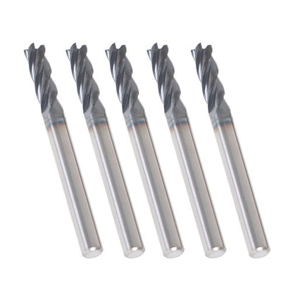Solid Spare 5 × 3/16" 4 Flute Regular Carbide End Mill 5/8" LOC 2" Overall Length