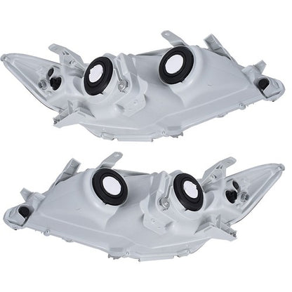 Solid Spare Driver + Passenger Side Headlight Projector Headlamps For Toyota Camry 2012-2014