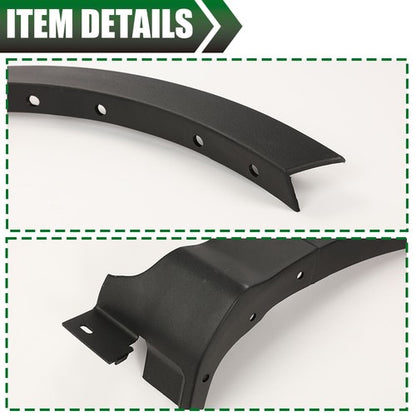 Solid Spare Front Right Side Fender Flare Wheel Arch Molding Fit For 2013-2017 Ford Escape