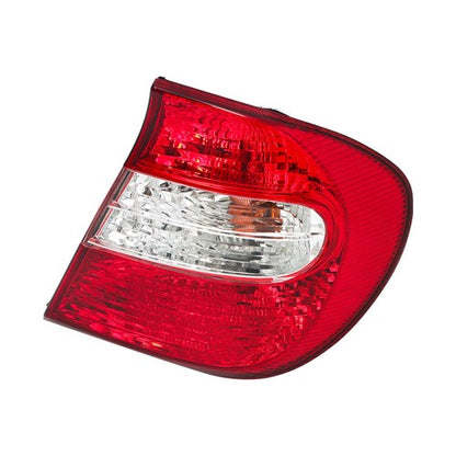 Solid Spare Tail Light Right Black+Pair Fog Lights Chrome For 2002-2004 Toyota Camry Clear