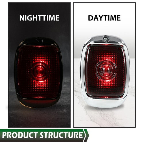 Solid Spare Fit For 1940-53 Chevy First Series Pickup Rear Tail Lamp Lights Right Left Side