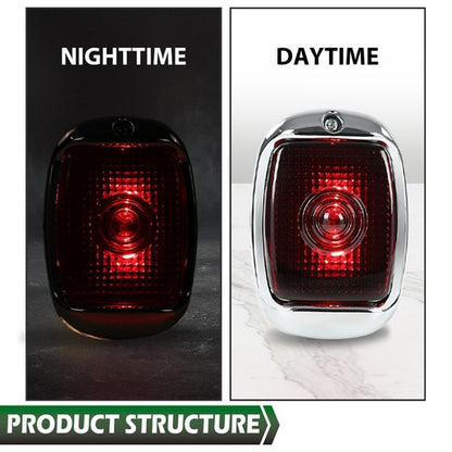 Solid Spare Fit For 1940-53 Chevy First Series Pickup Rear Tail Lamp Lights Right Left Side