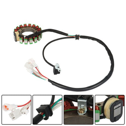 Solid Spare Wire Harness Ignition Coil CDI Stator & Gasket For Yamaha Warrior 350 YFM350X