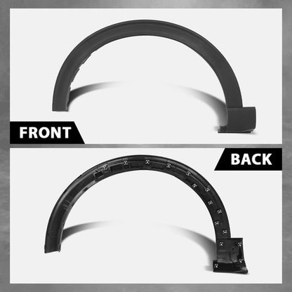 Solid Spare Fender Flares Trim 1Pair Fit For 2020-2024 Ford Explorer Front Left & Right Side