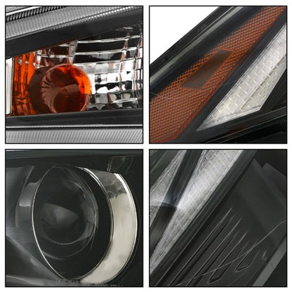 Solid Spare Pair For Hyundai Elantra 2021-2022 Headlight Replacement Halogen Clear Lens L+R