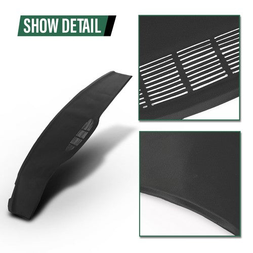 Solid Spare Black TPE Dash Board Cover Overlay Fit For 97-02 Chevy Camaro Pontiac Firebird